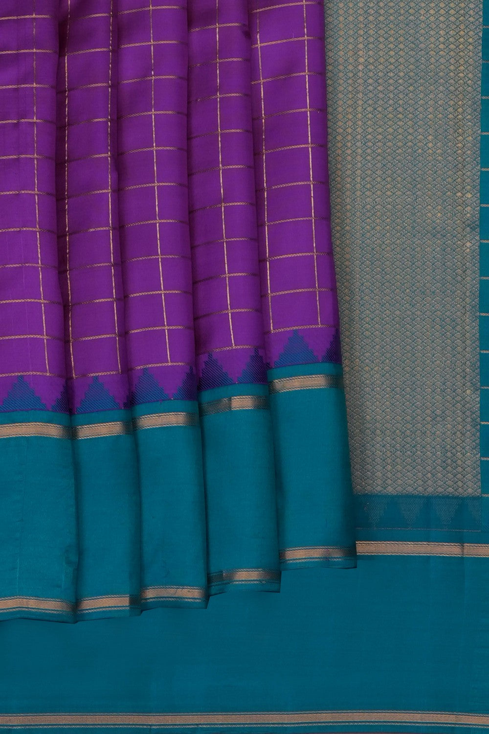 Image of Purple South Silk Saree