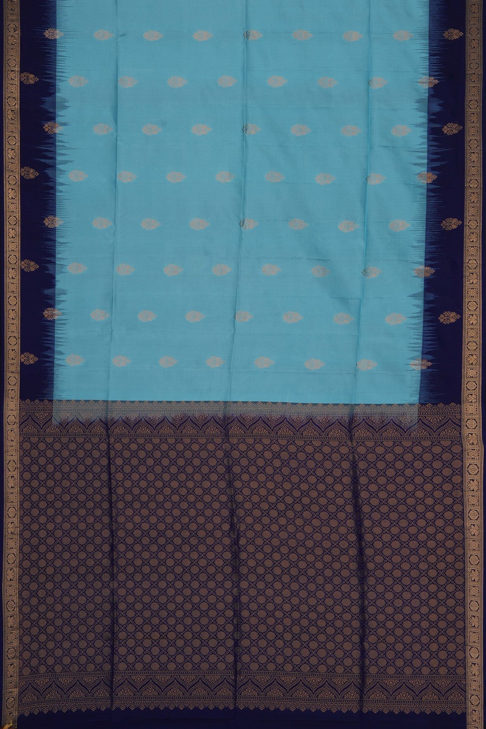 Image of Blue South Silk Saree