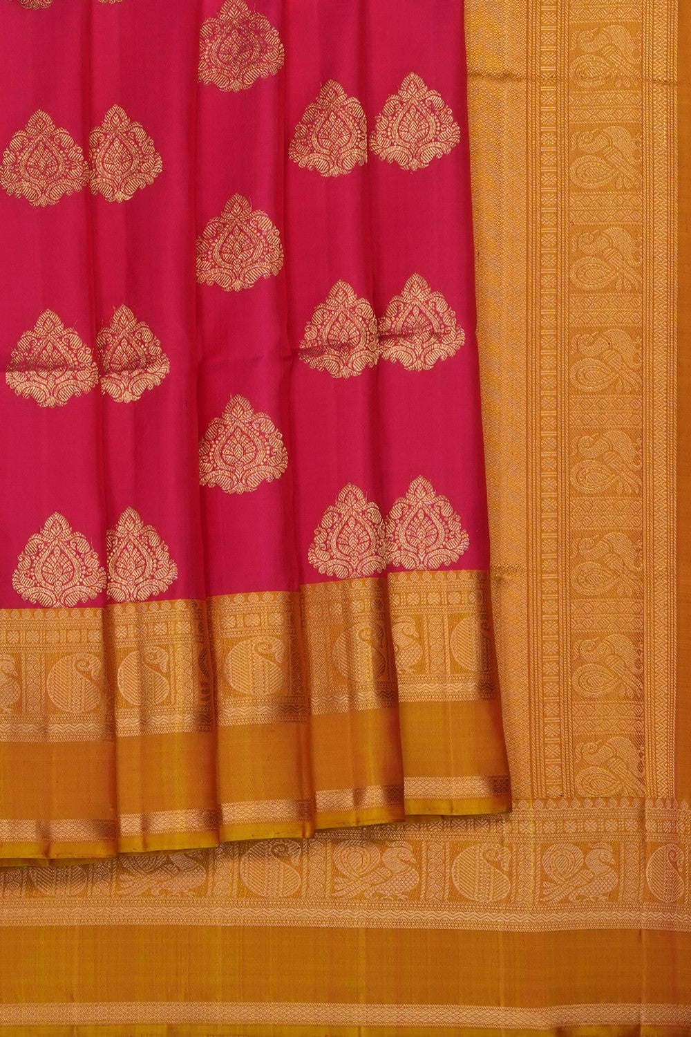 Image of Pink South Silk Saree