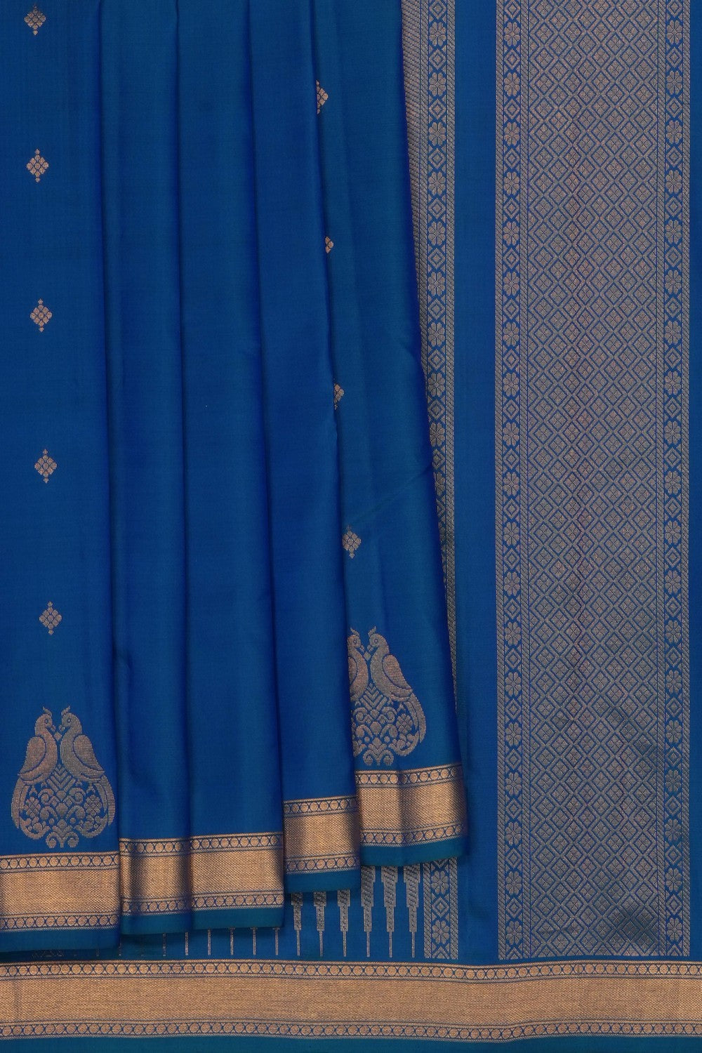 Image of Blue South Silk Saree
