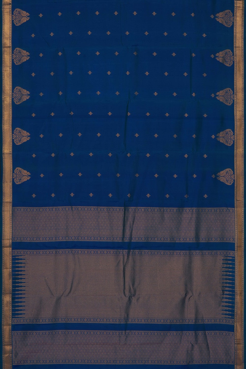 Image of Blue South Silk Saree