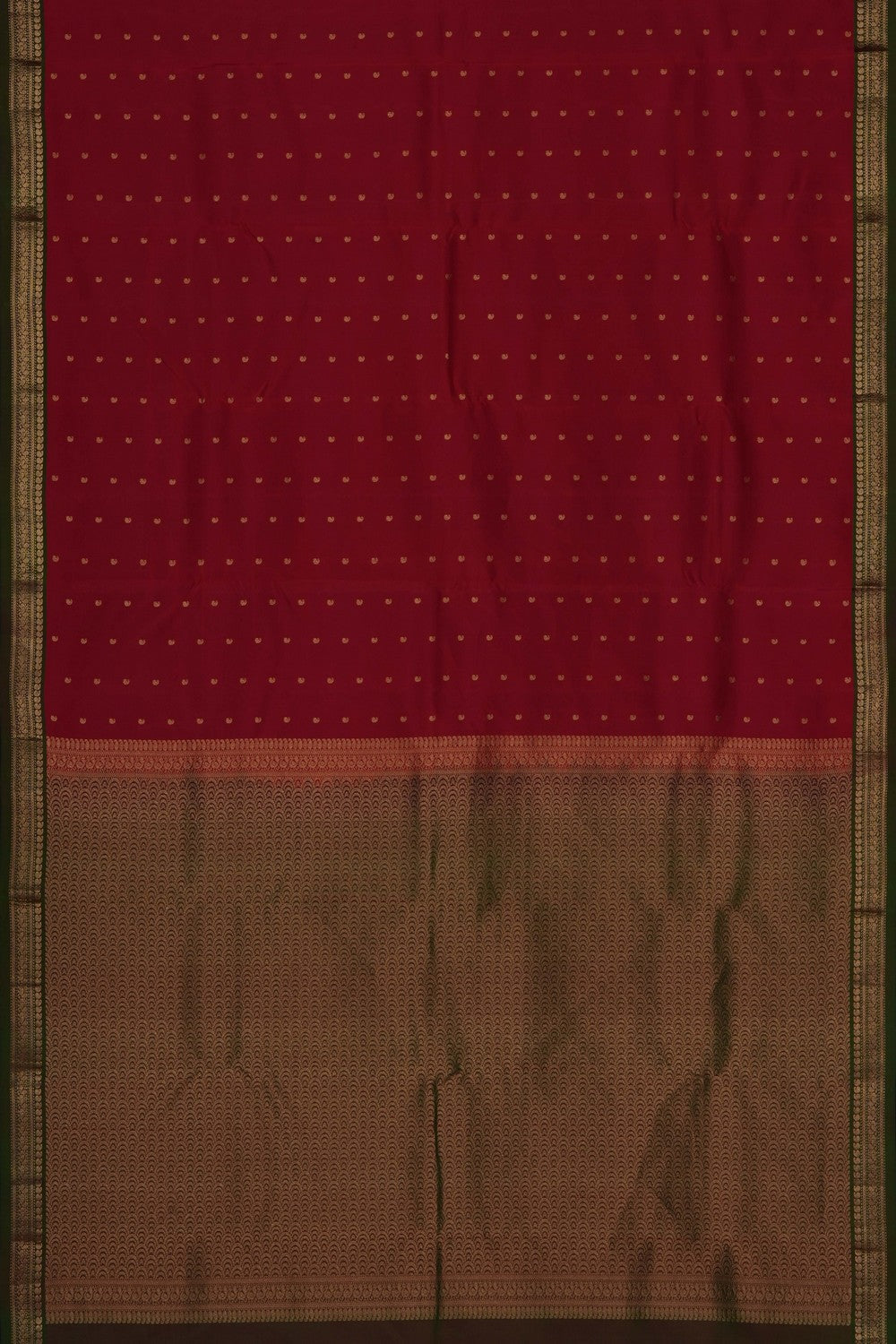 Image of Red South Silk Saree