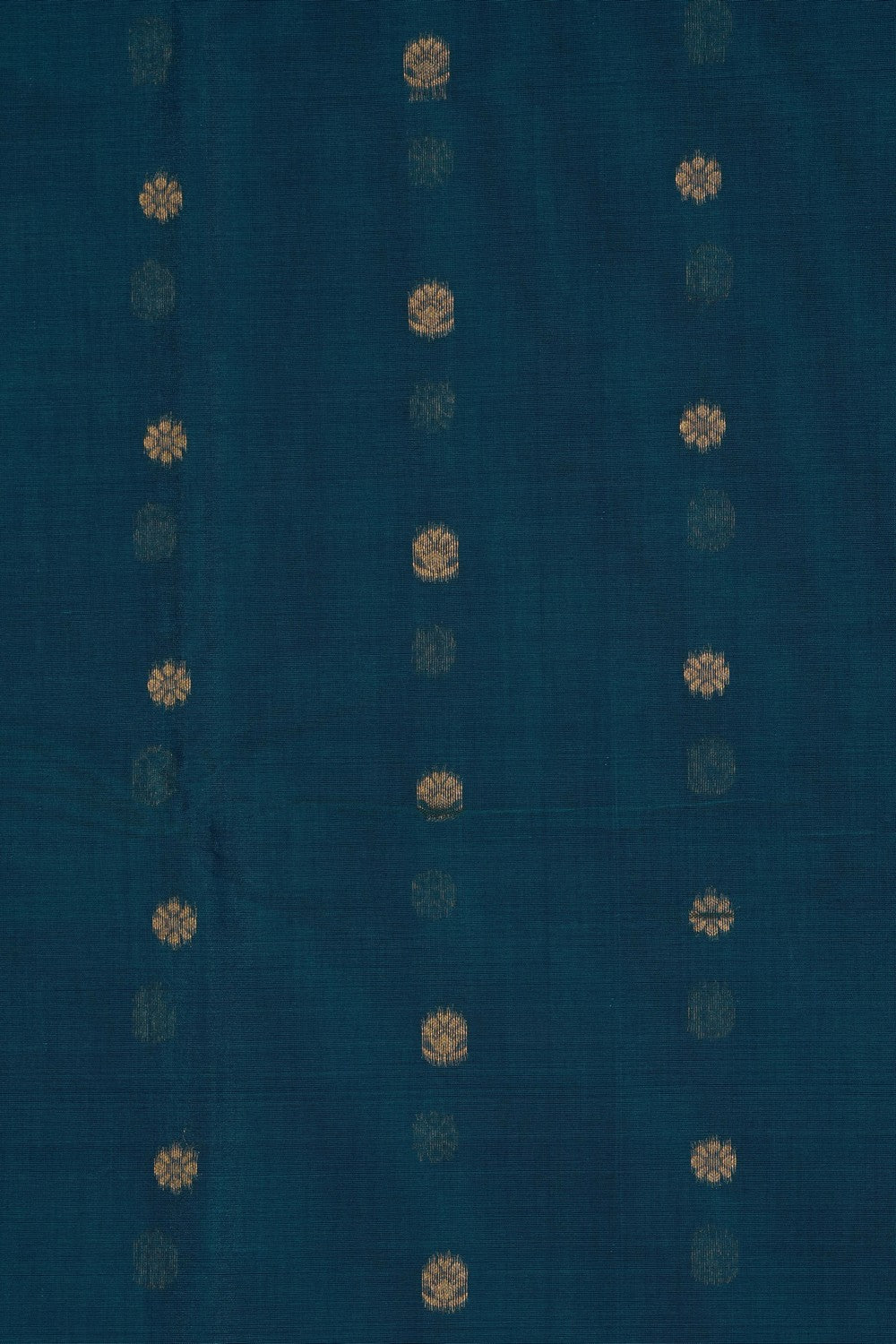 Image of Blue Silk Cotton Saree