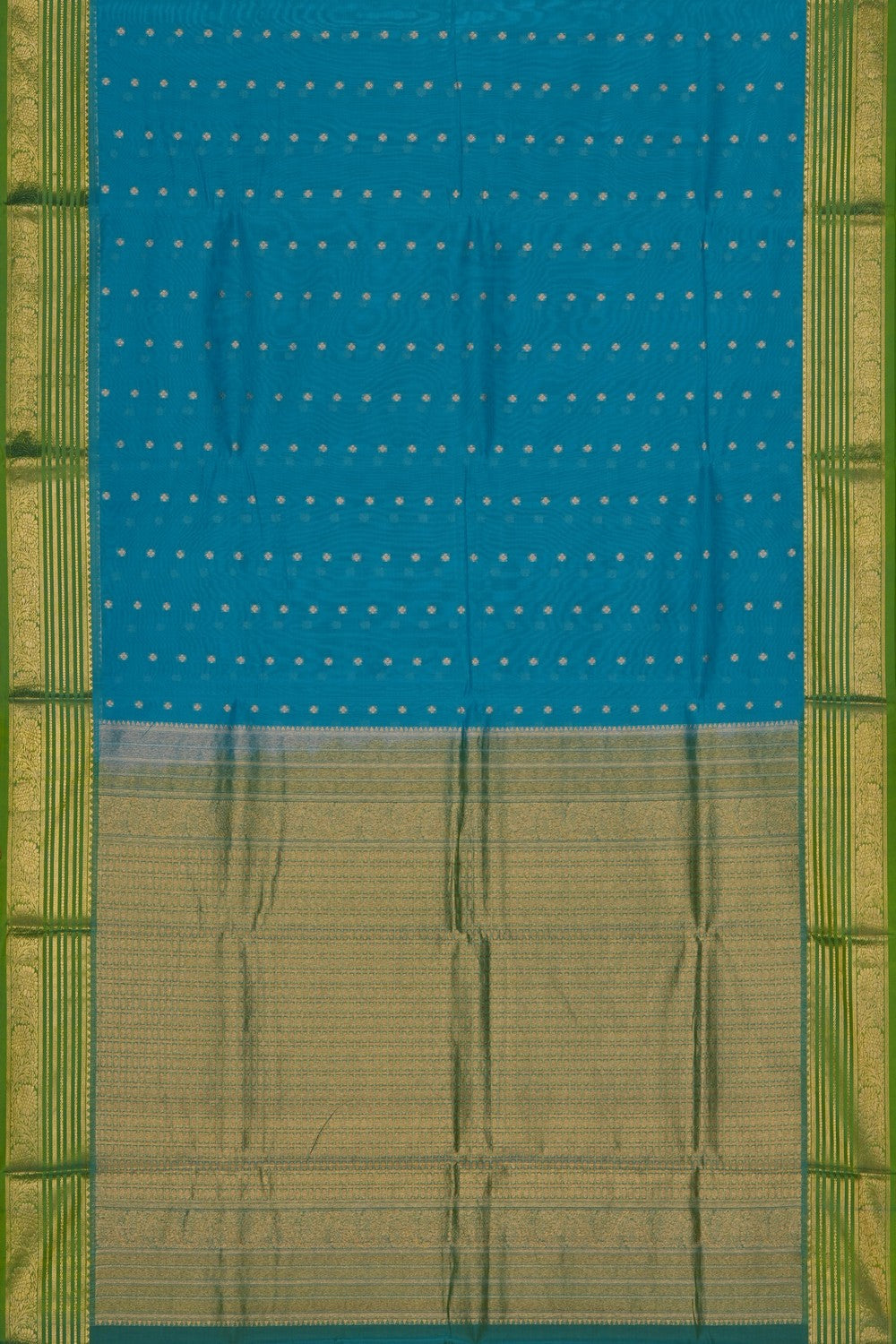 Image of Blue South Silk Cotton Saree