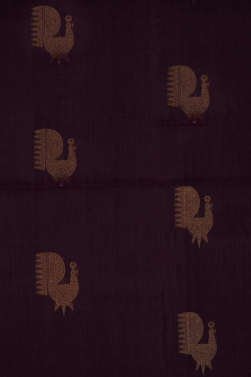 Image of Violet Silk Cotton Saree