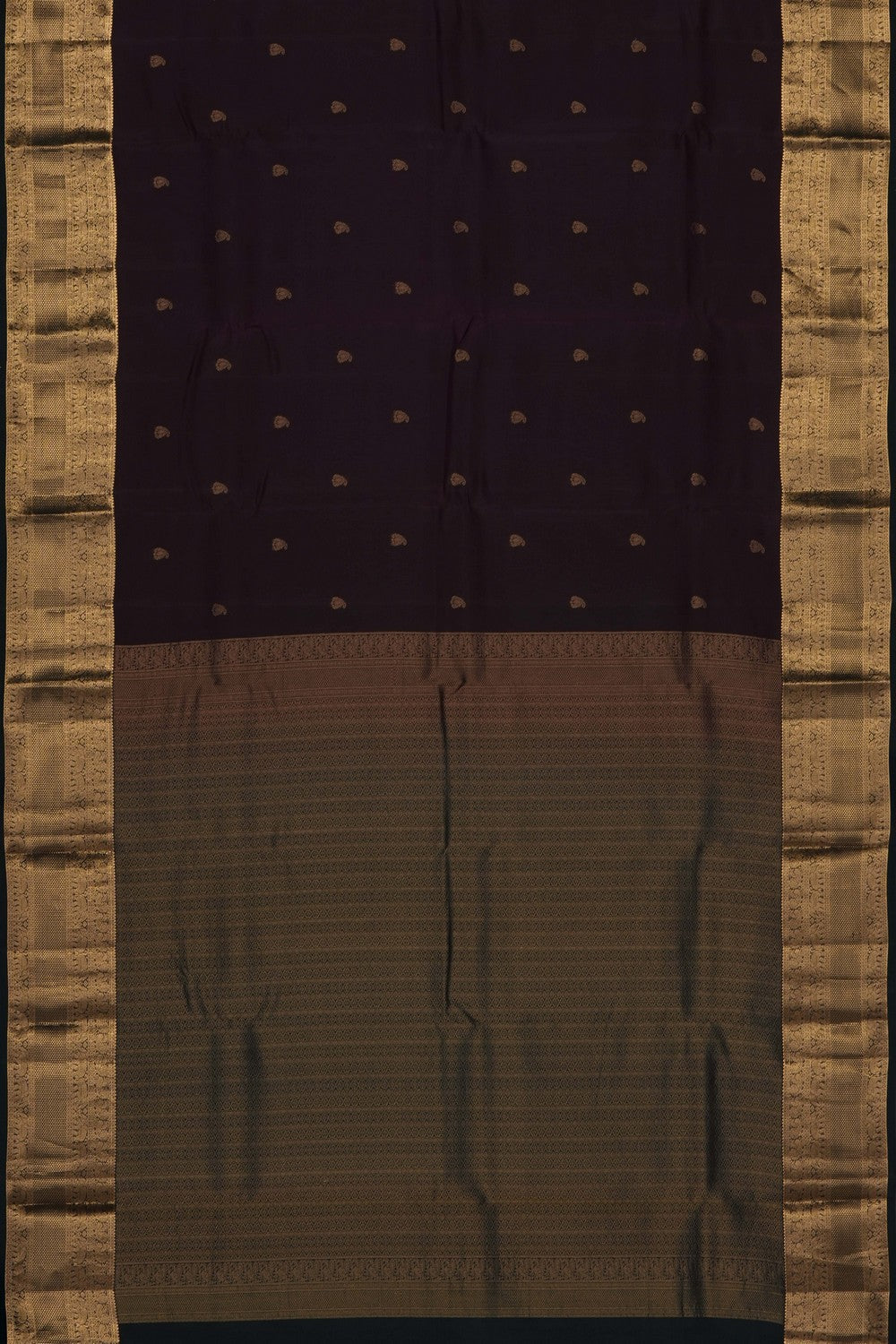 Image of Violet Silk Saree