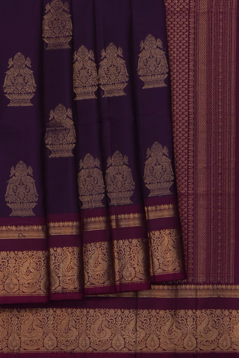 Image of Violet South Silk Saree