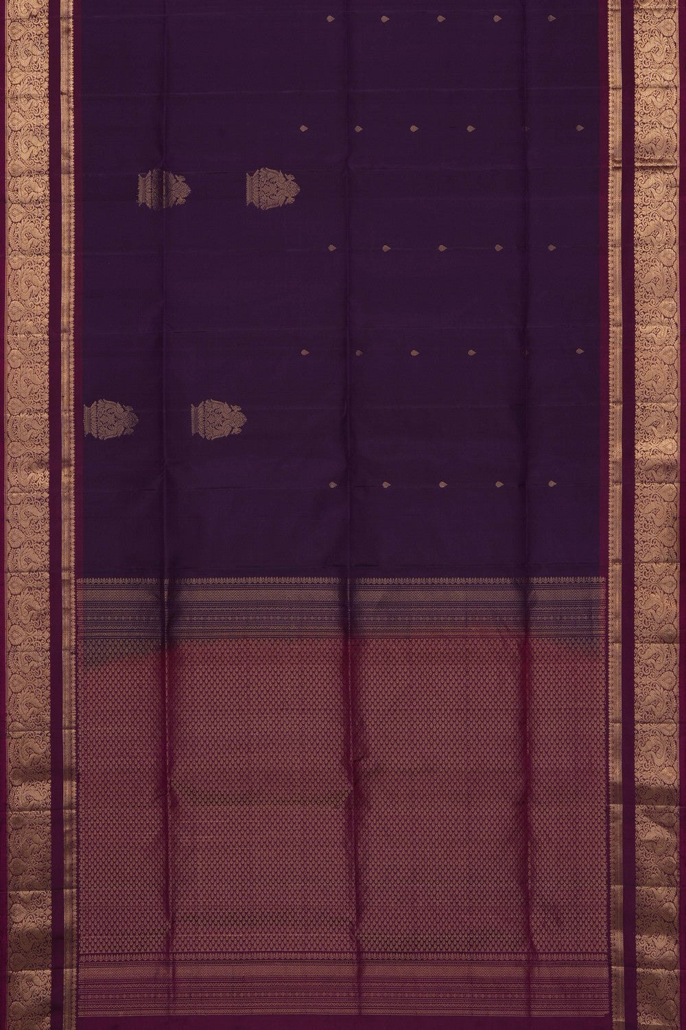 Image of Violet South Silk Saree