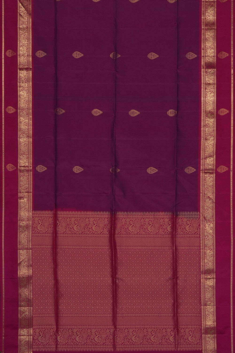 Image of Purple South Silk Saree