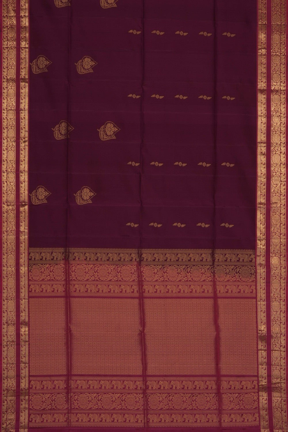 Image of Purple South Silk Saree