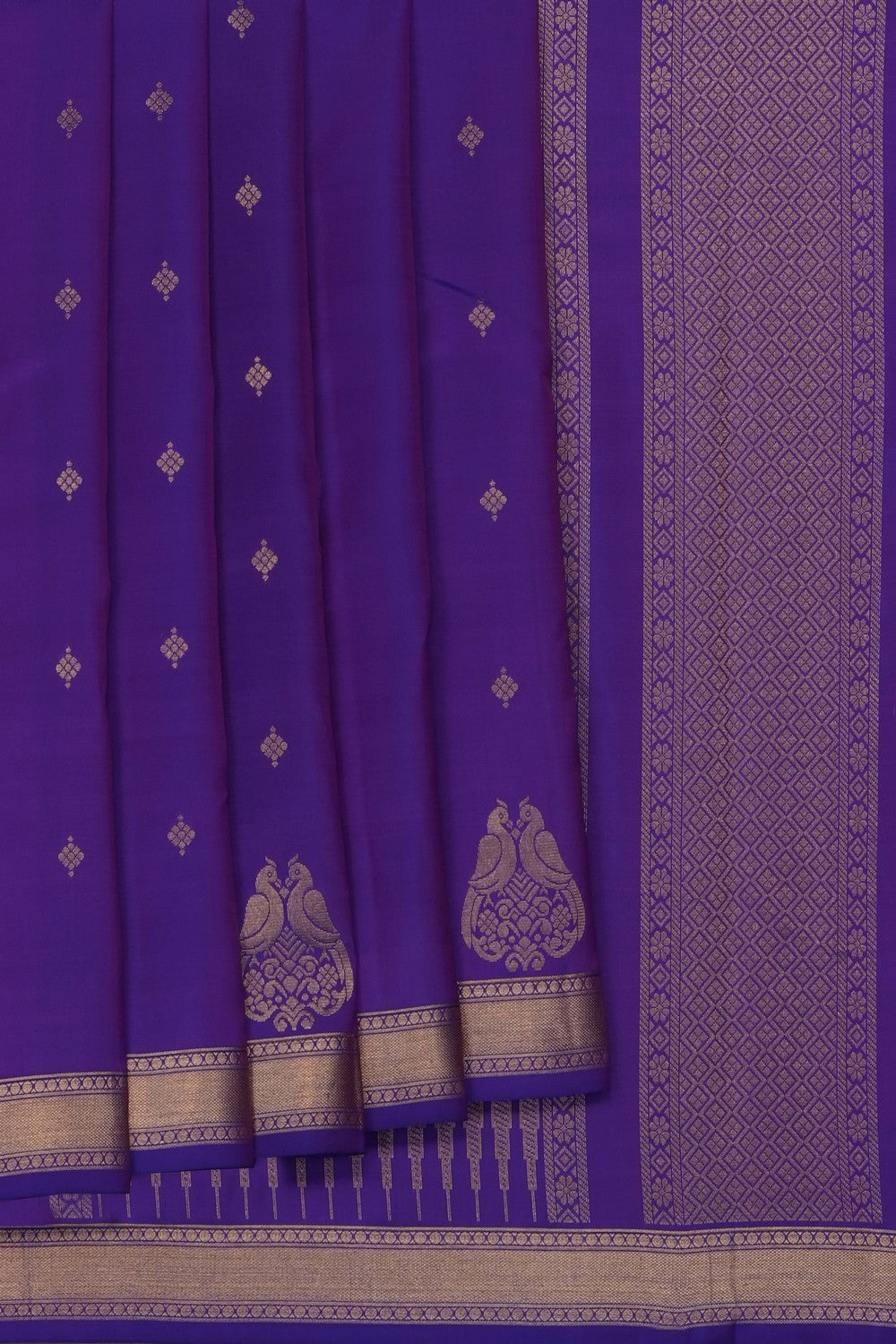Image of Purple South Silk Saree