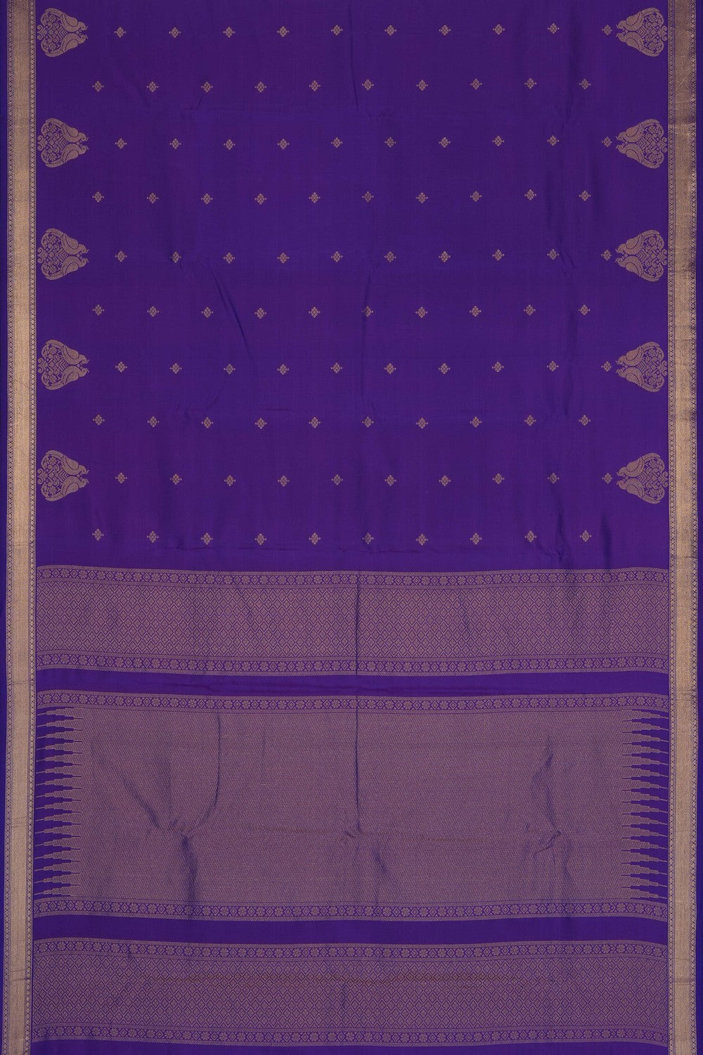 Image of Purple South Silk Saree