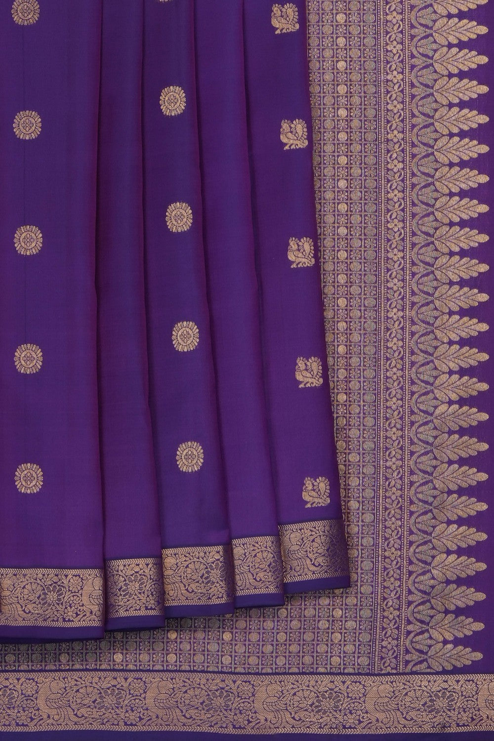 Image of Violet South Silk Saree