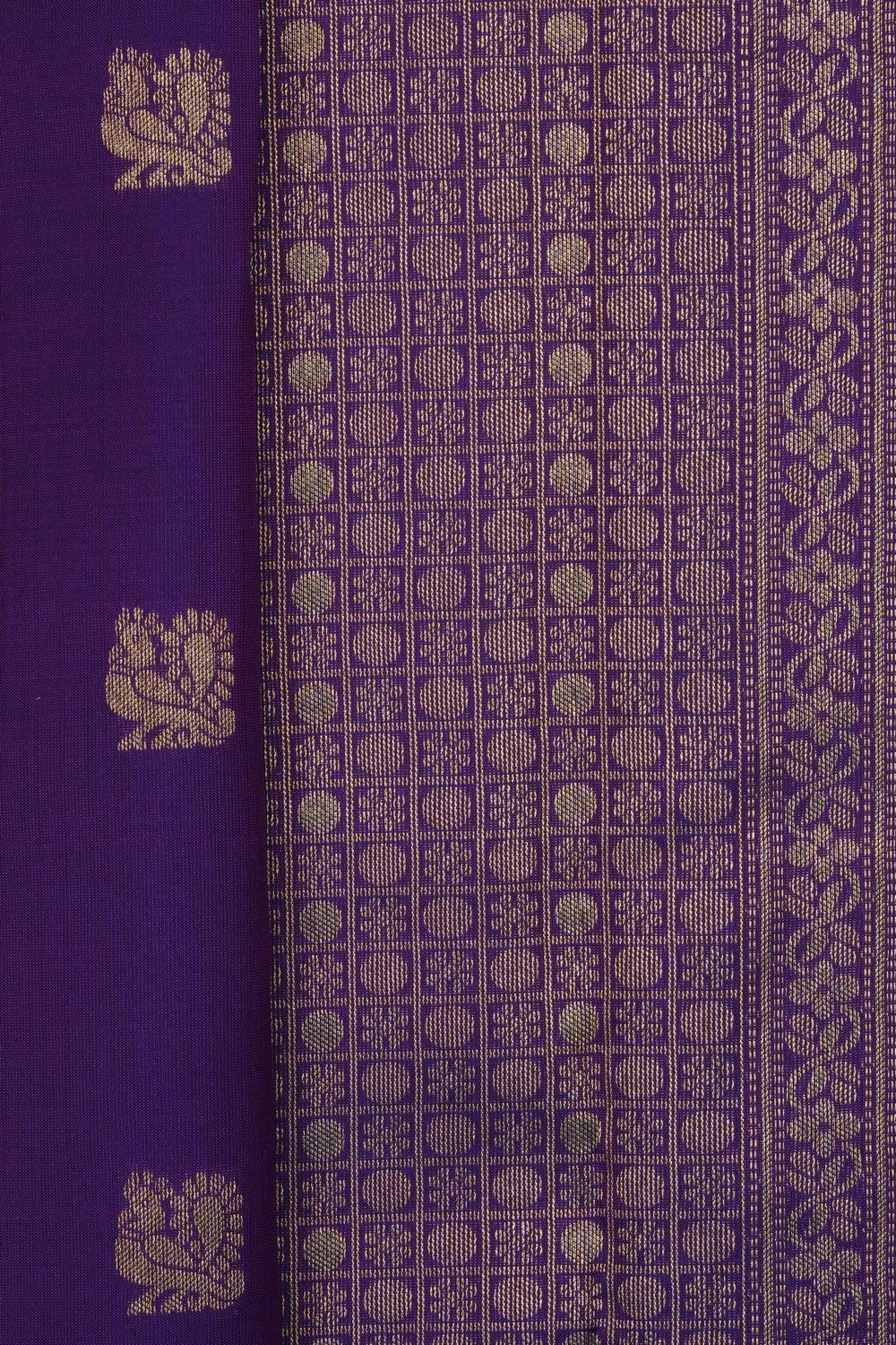 Image of Violet South Silk Saree