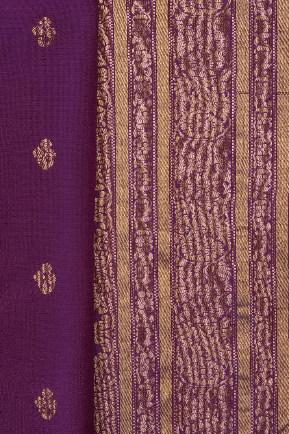 Image of Purple South Silk Saree