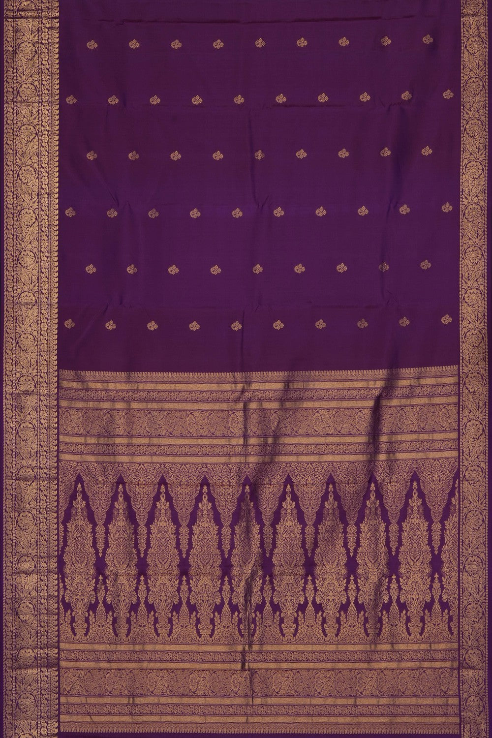 Image of Purple South Silk Saree