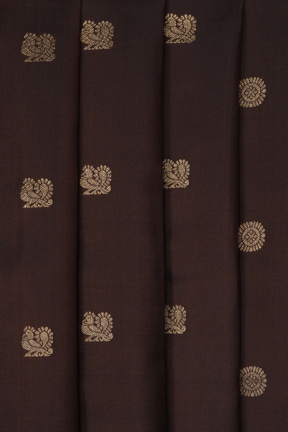 Image of Brown South Silk Saree