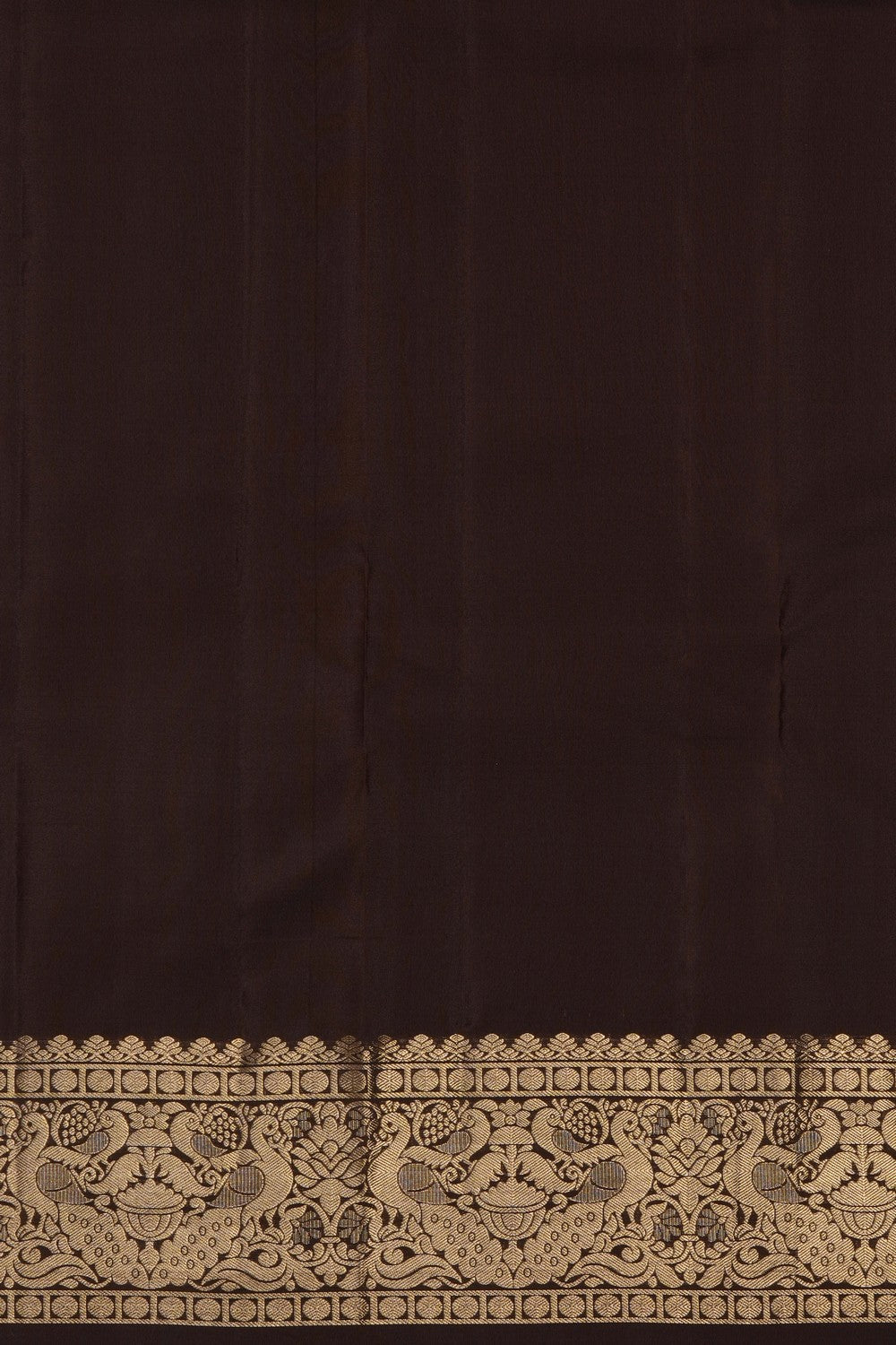 Image of Brown South Silk Saree