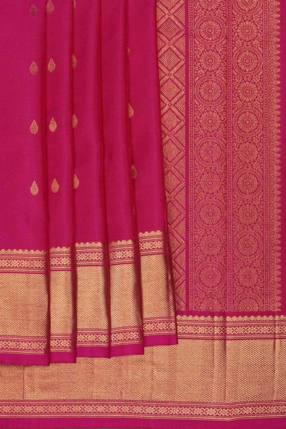 Image of Pink South Silk Saree