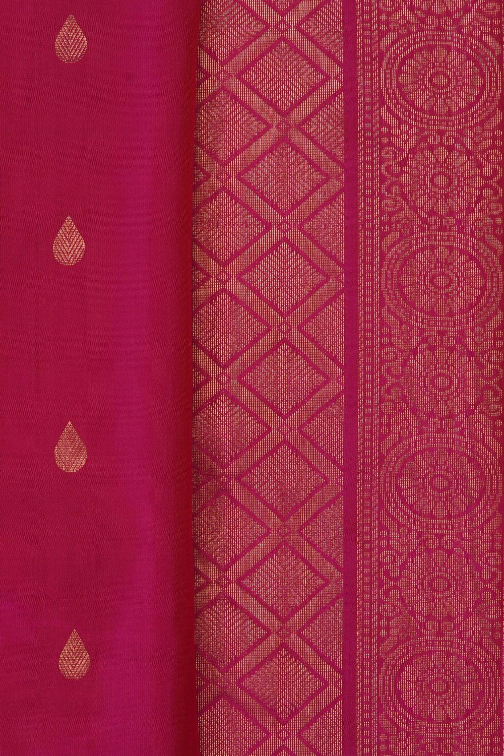 Image of Pink South Silk Saree