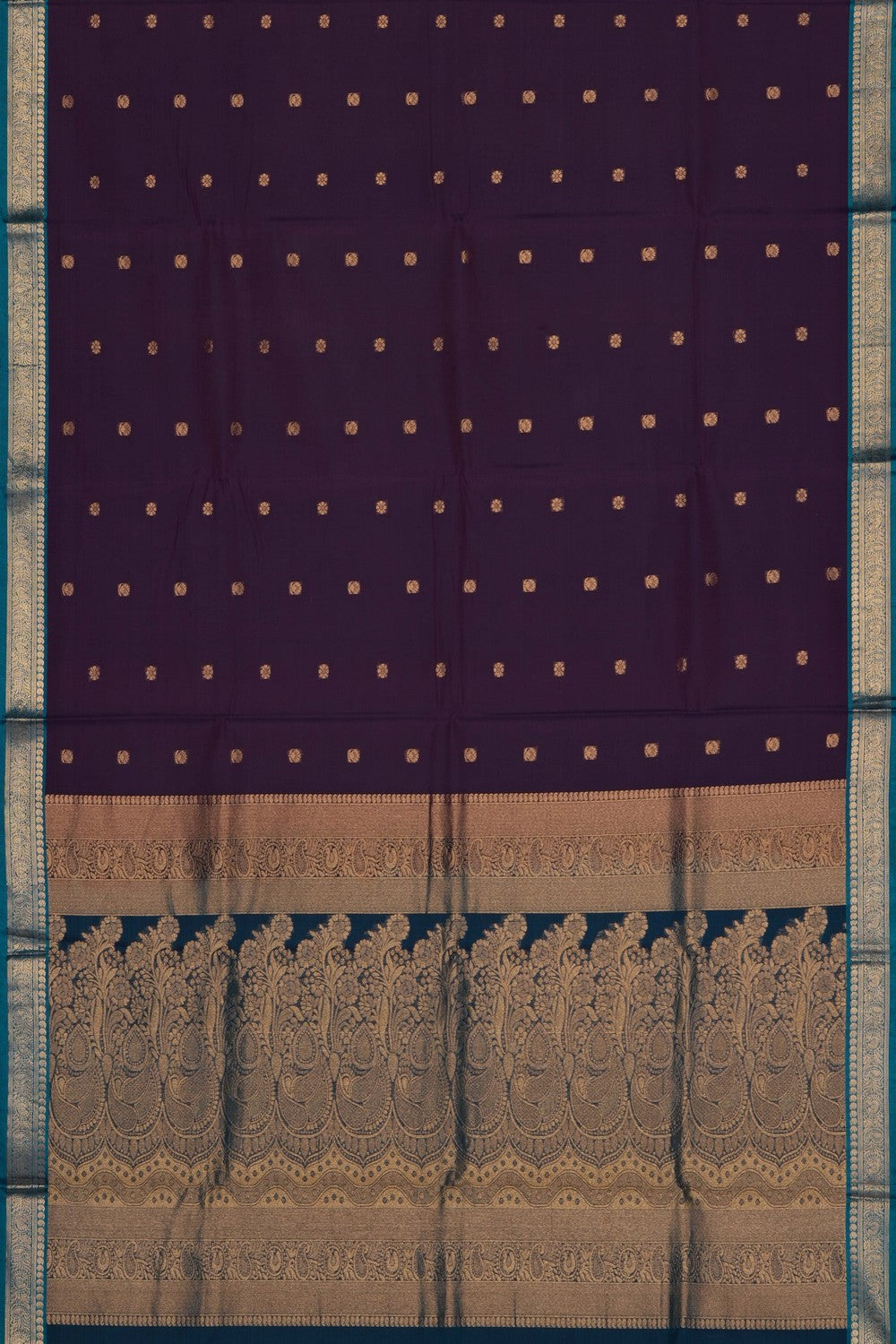 Image of Violet South Silk Cotton Saree