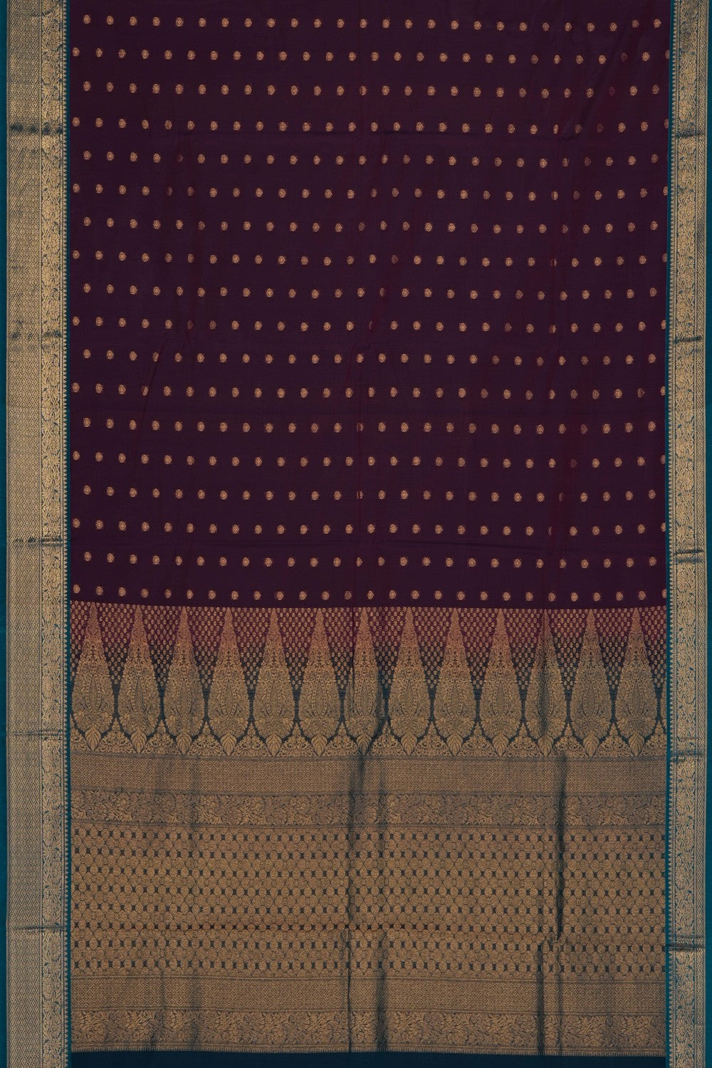 Image of Purple South Silk Cotton Saree