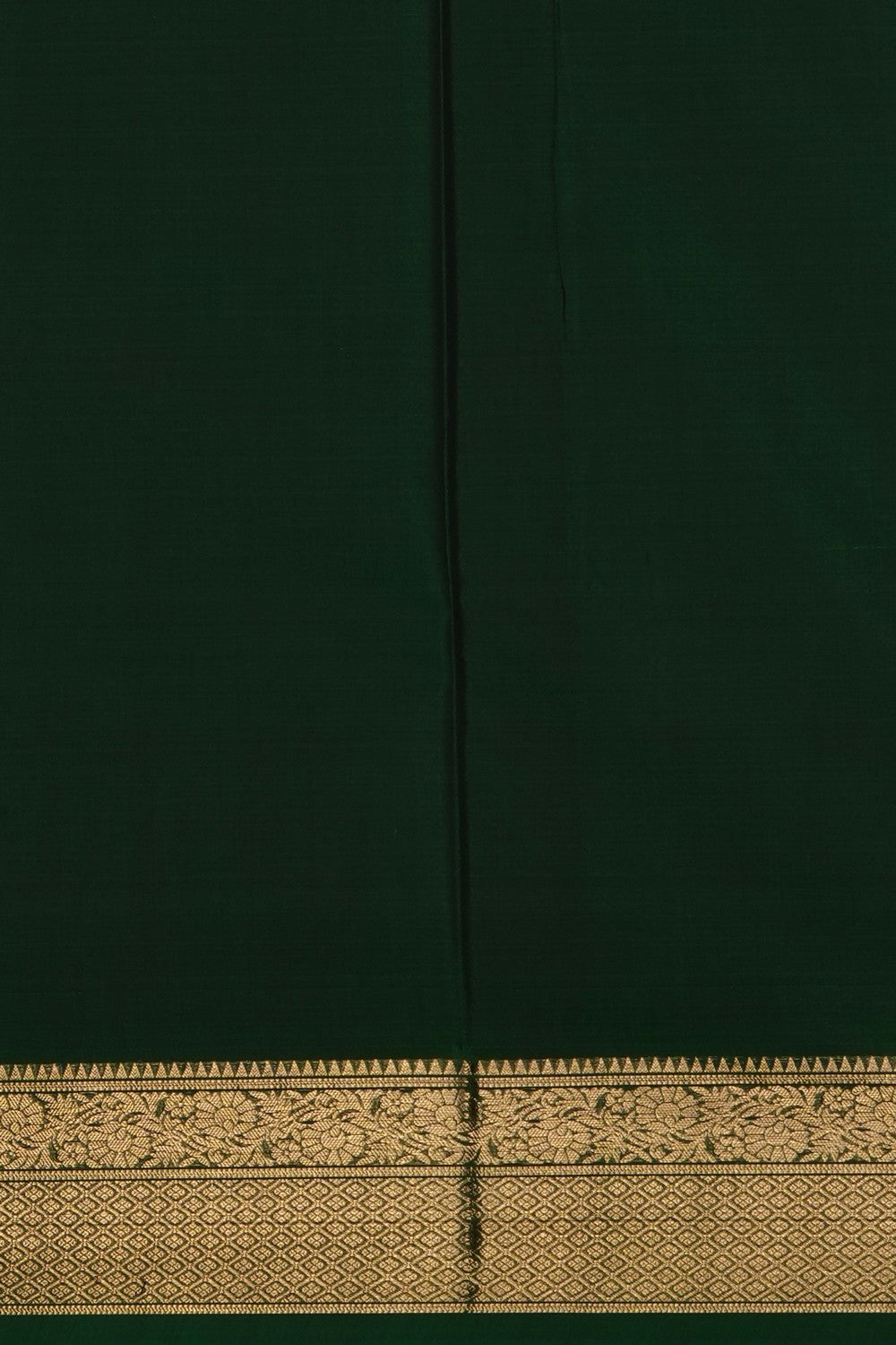 Image of Moss Green South Silk Cotton Saree