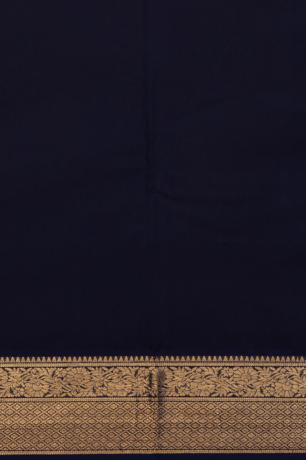 Image of Teal-Blue South Silk Cotton Saree