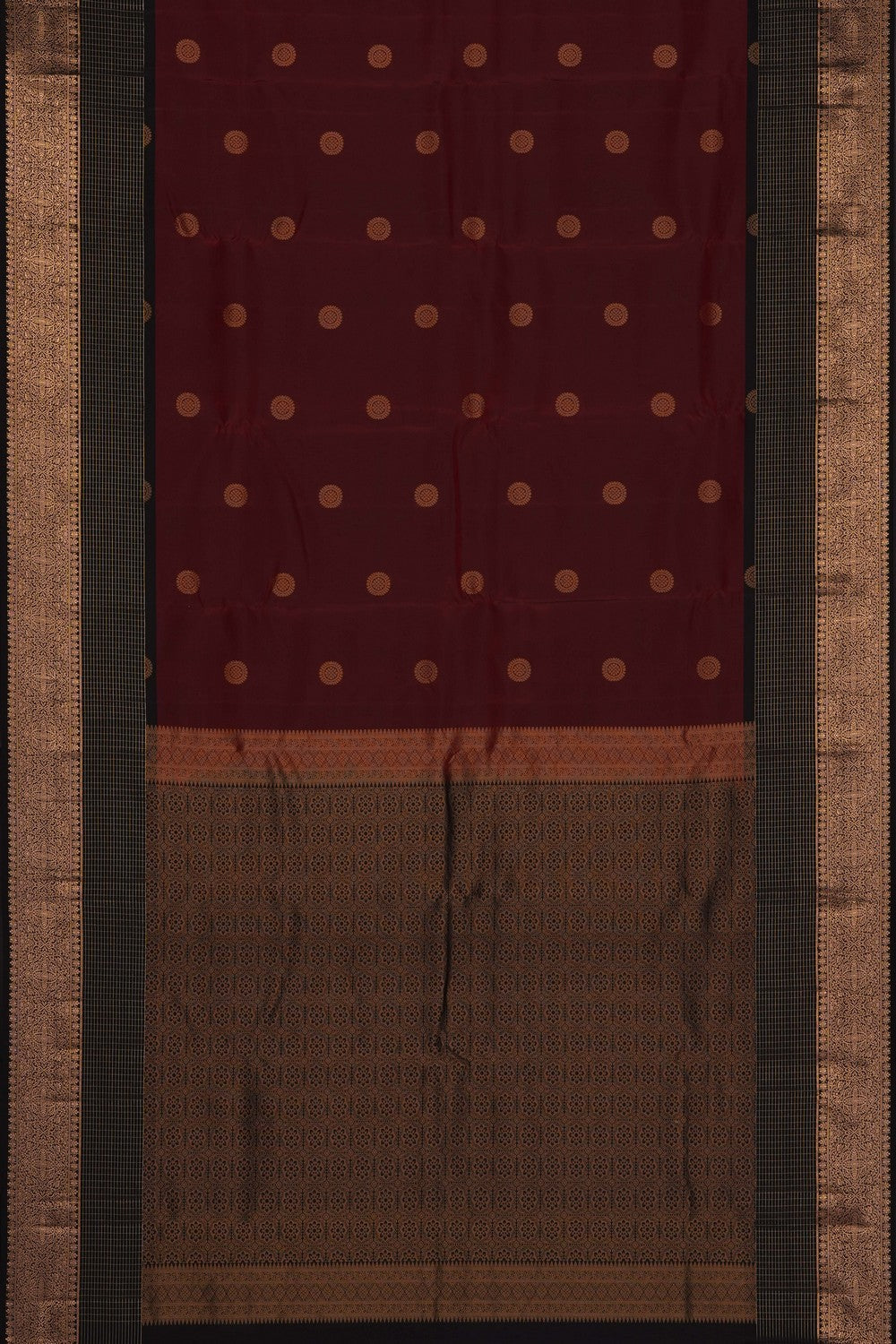 Image of Maroon South Silk Saree