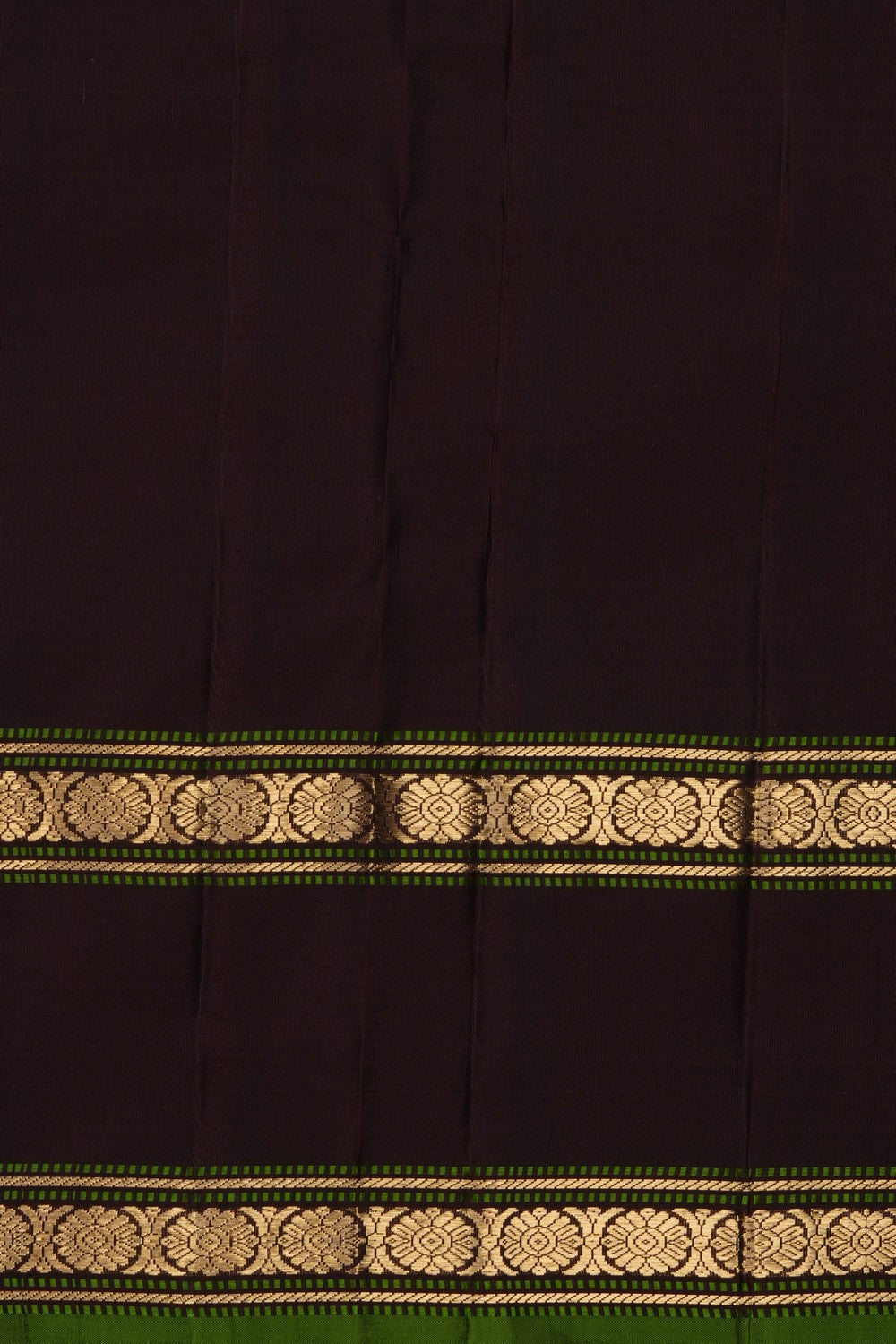 Image of Brown South Silk Saree