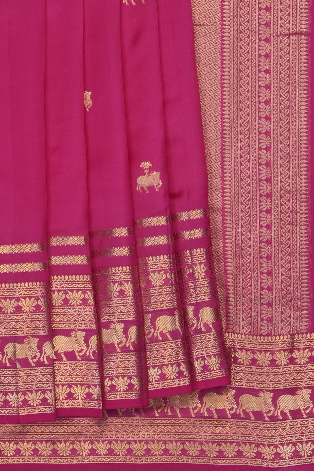 Image of Pink South Silk Saree
