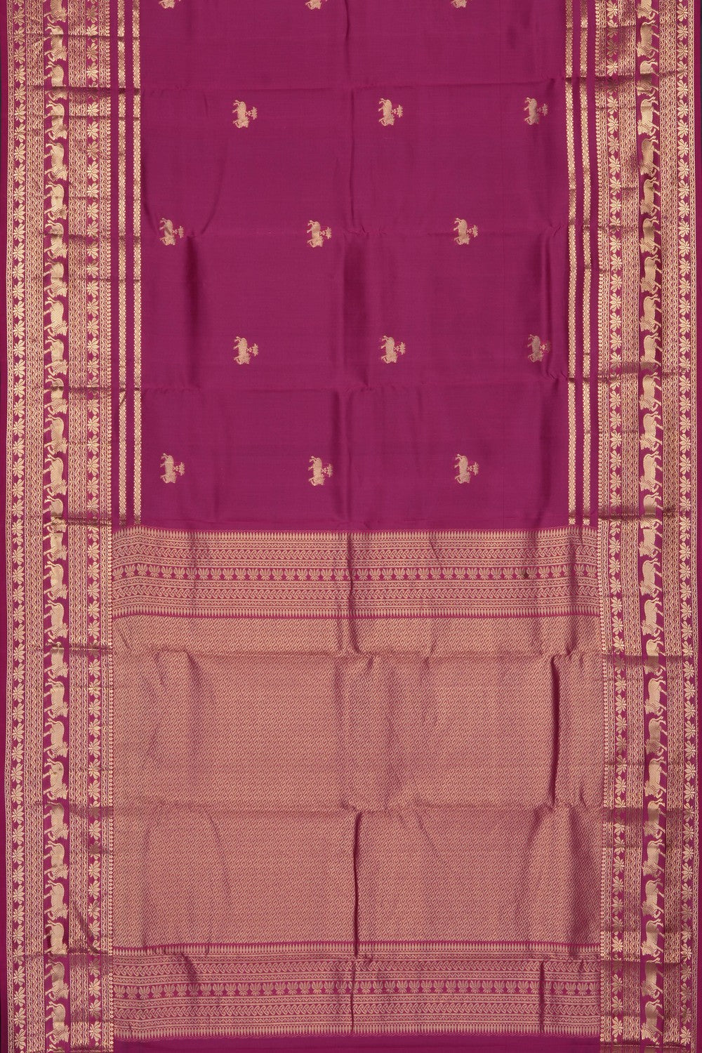 Image of Pink South Silk Saree