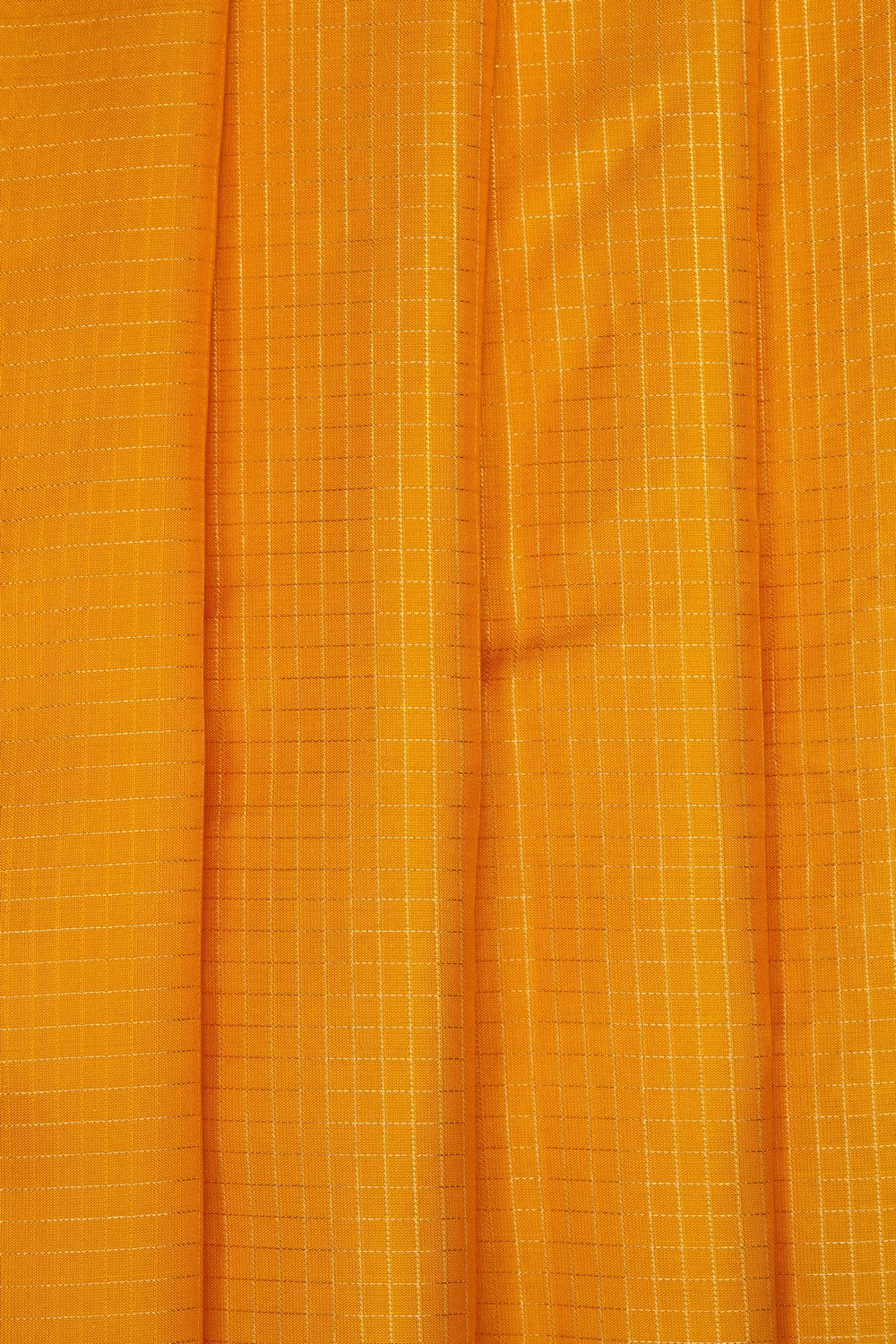 Image of Yellow South Silk Kattam Saree