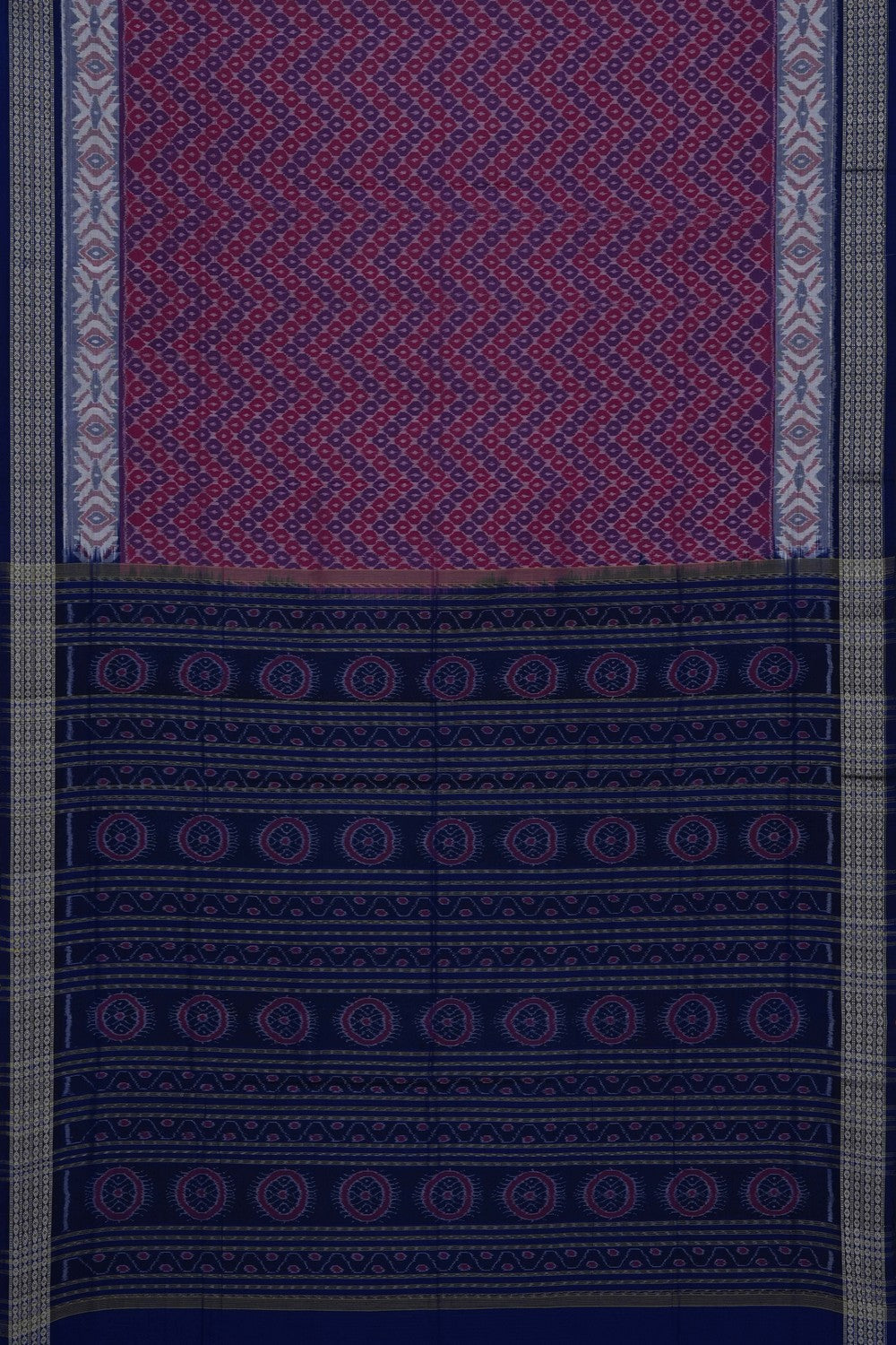 Image of Pink Sambalpuri Cotton Saree