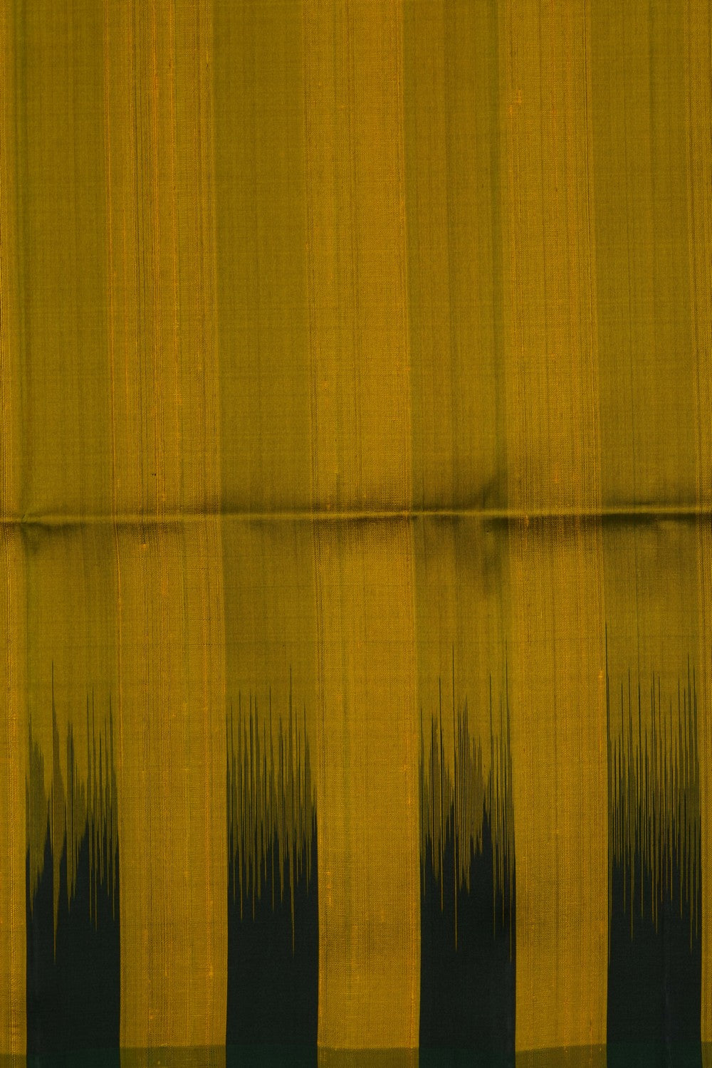 Image of Dupion Silk Yellow Saree