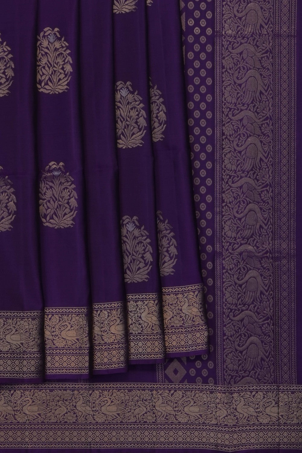 Image of Purple South Silk Saree