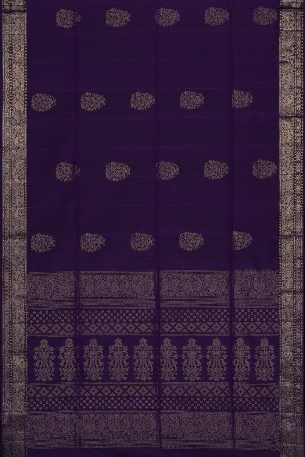 Image of Purple South Silk Saree