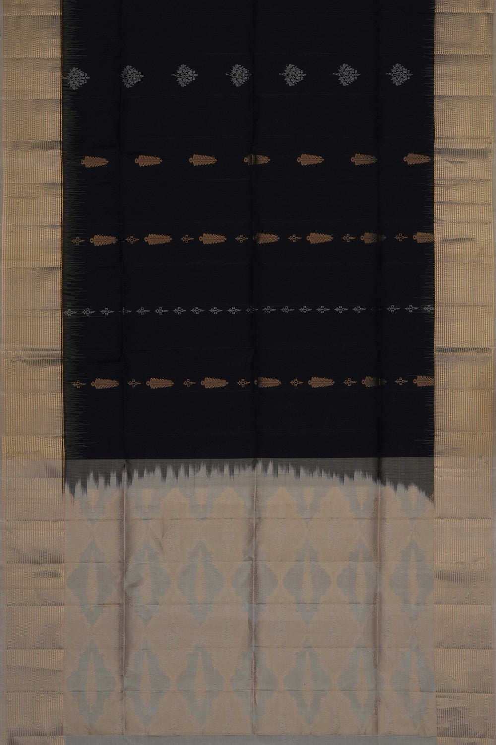 Image of Black South Silk Saree