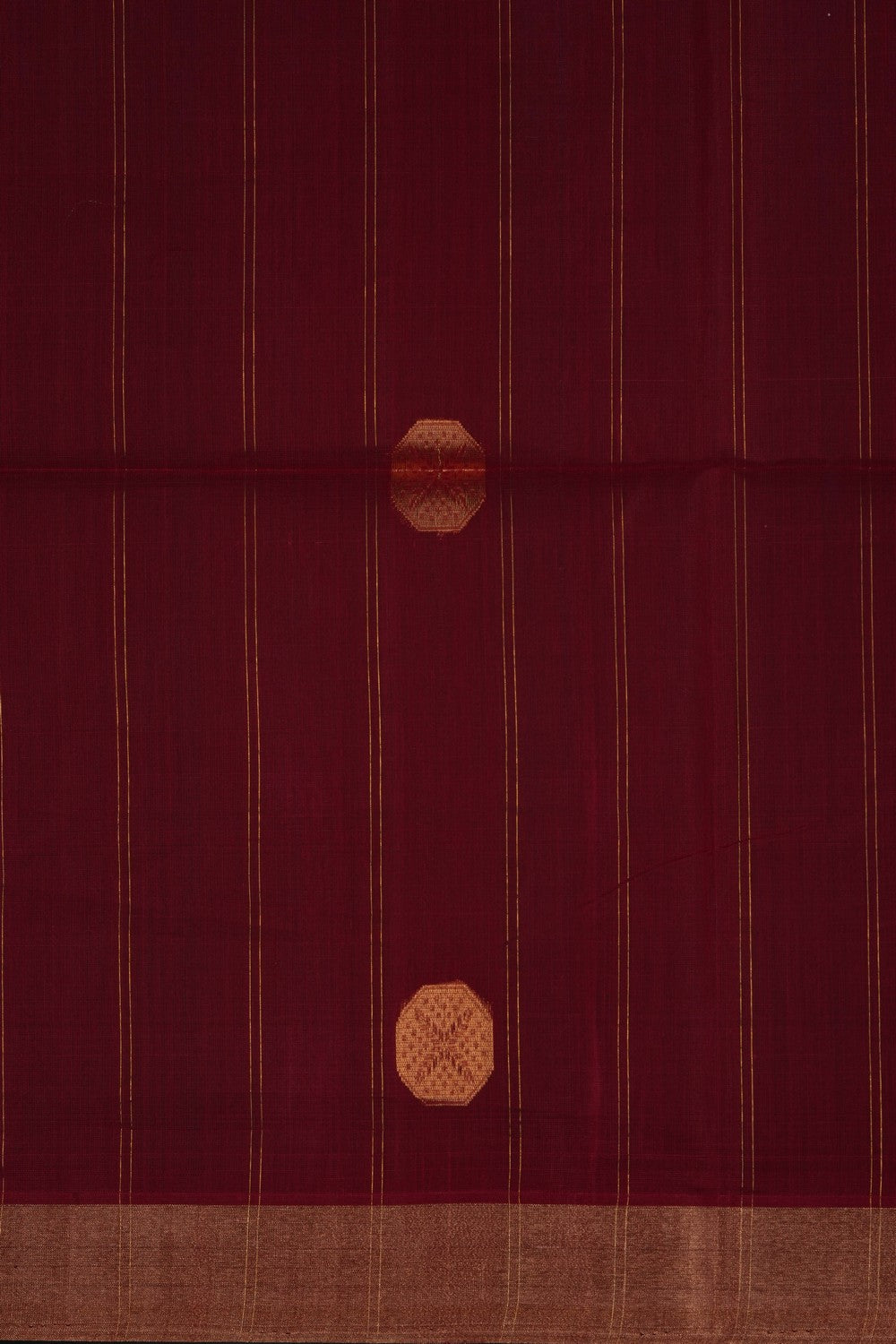 Image of Maroon South Silk Cotton Saree