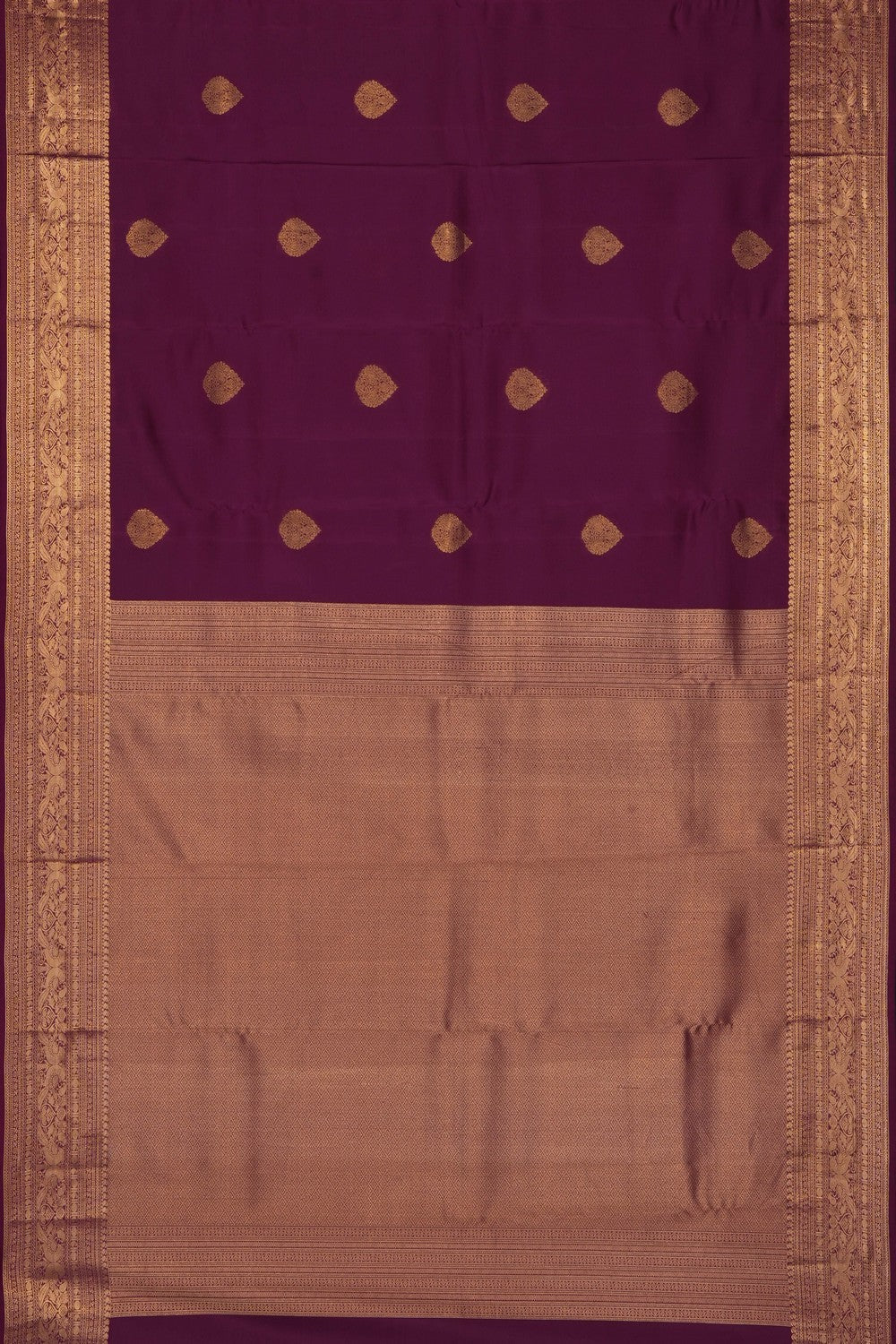 Image of Purple South Silk Saree