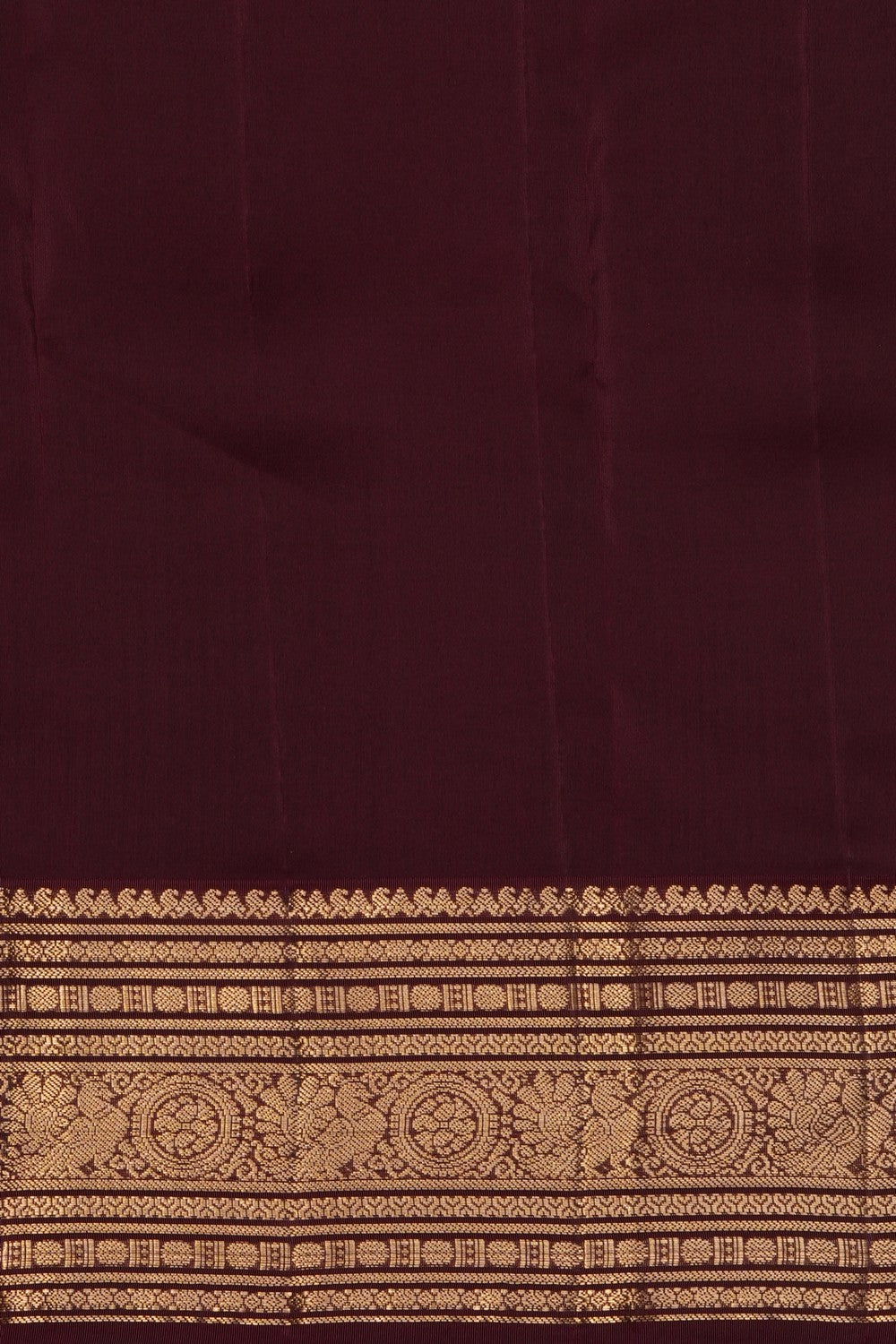 Image of Bottle Green South Silk Saree