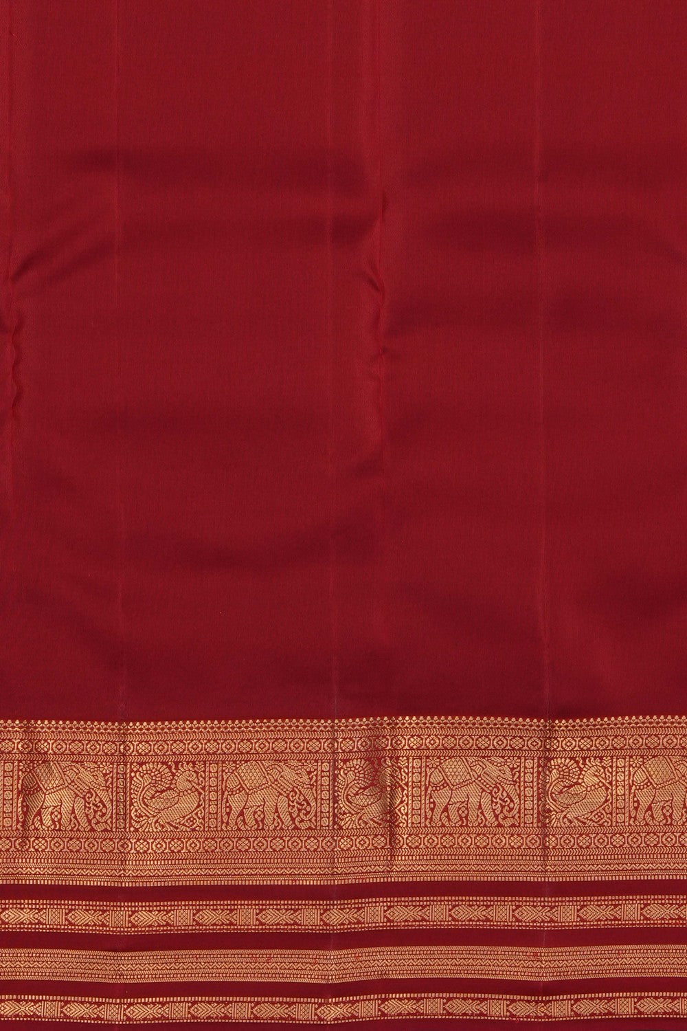 Image of Bottle Green South Silk Saree