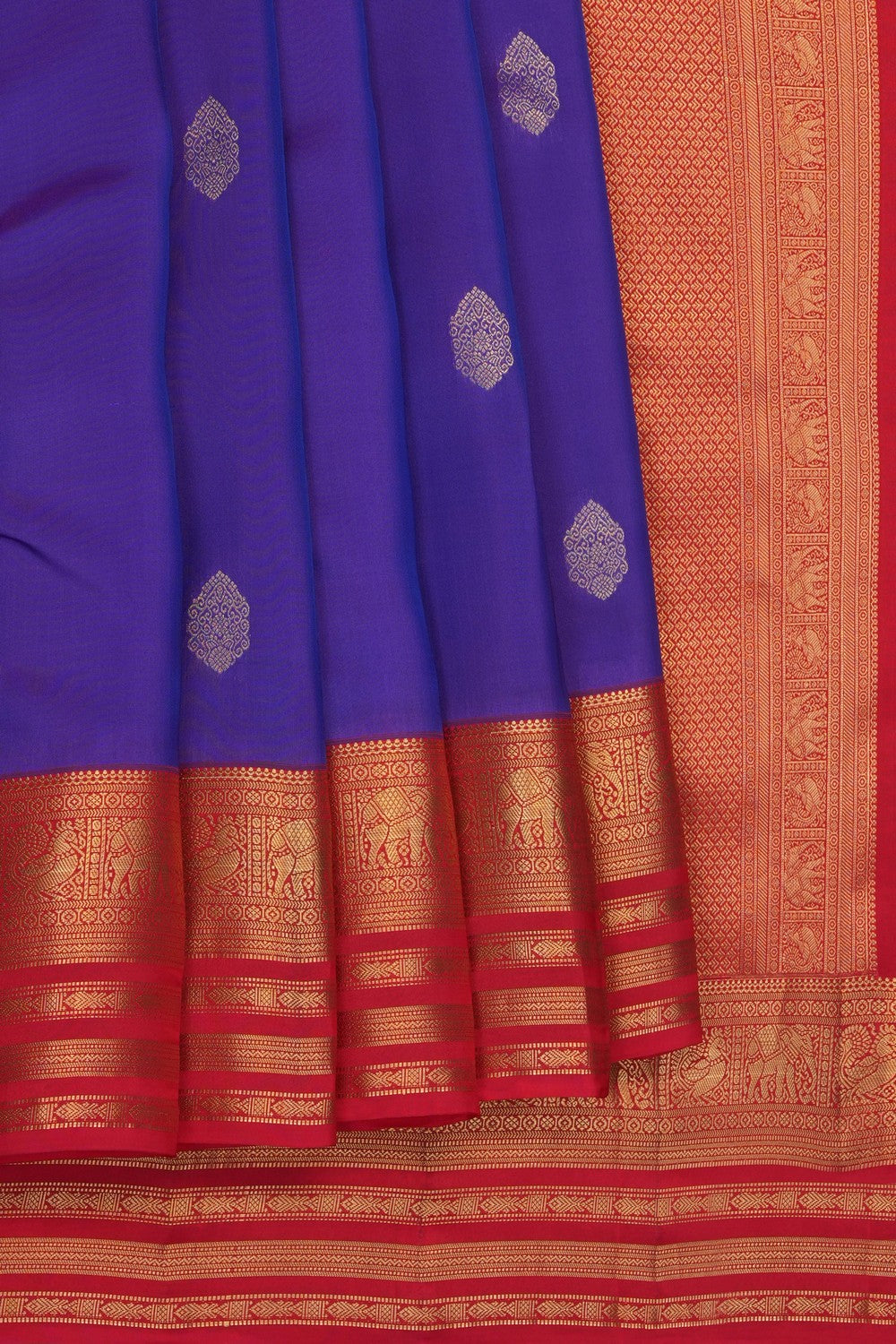 Image of Purple South Silk Saree