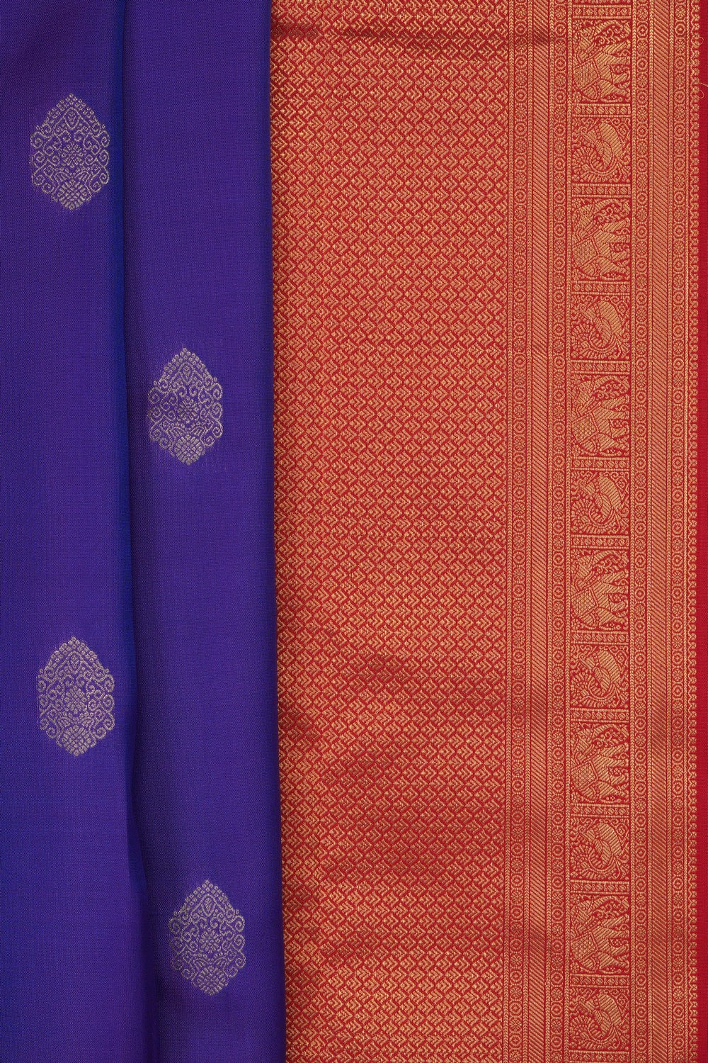 Image of Purple South Silk Saree