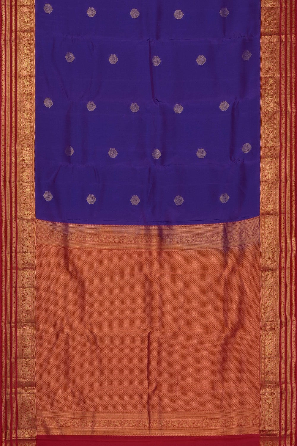 Image of Purple South Silk Saree