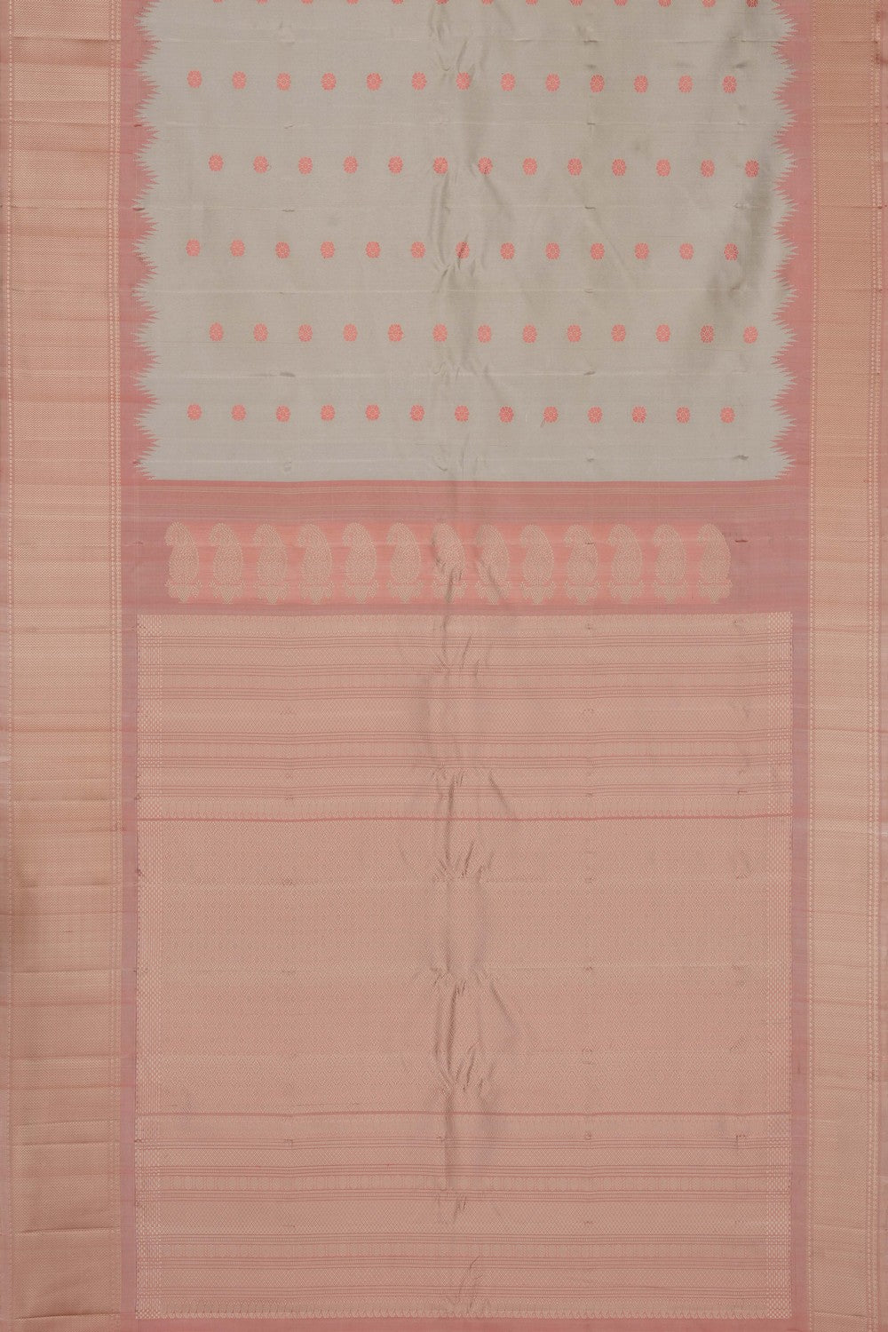 Image of Pink Gadwal Silk Saree