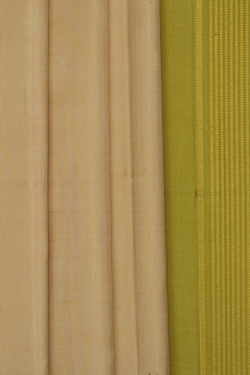 Image of Beige Gadwal Silk Saree