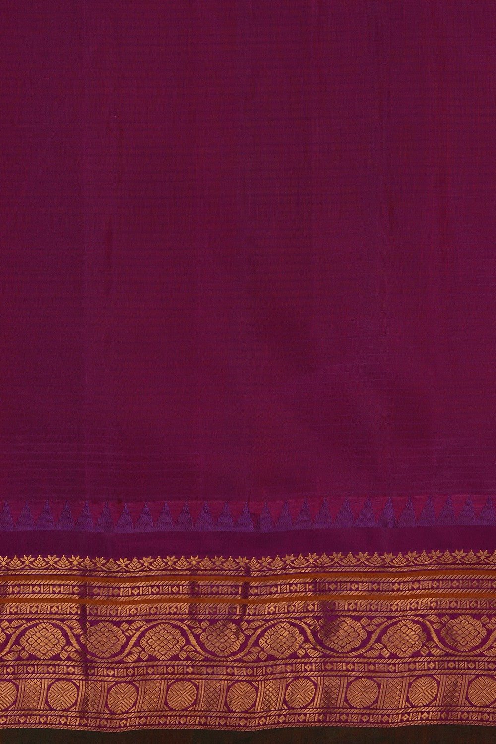 Image of Beige Gadwal Saree