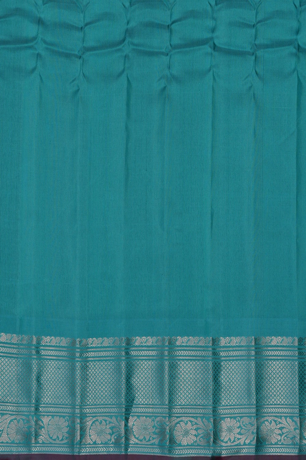 Image of Beige Gadwal Silk Saree