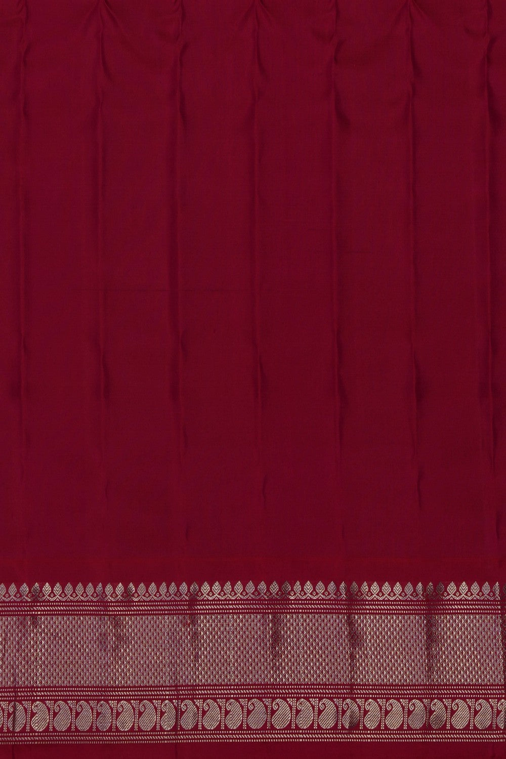 Image of Beige Gadwal Silk Saree